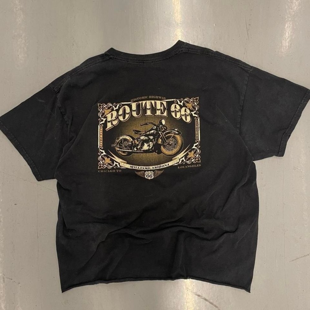Route 66‎ bikerstyle tee